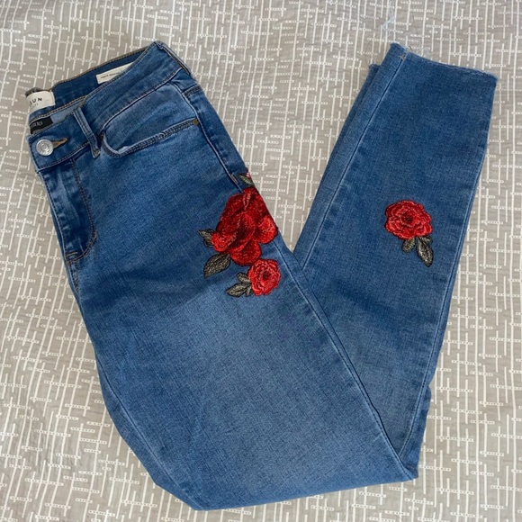 PacSun Denim - Pacsun Rose Embroidered Jeans